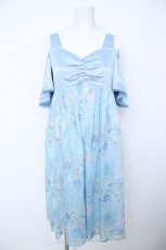 画像1: axes femme POETIQUE / マーメイドストーリーワンピース  サックス Y-26-06-18-106-AX-OP-SZ-ZY (1)