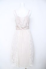 画像2: axes femme / モチーフレースキャミワンピース M サックス Y-26-06-18-110-AX-OP-SZ-ZY (2)