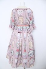画像2: axes femme kawaii / ティティ×ベアファミリーワンピース  ピンク Y-26-06-18-119-AX-OP-SZ-ZY (2)