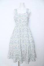 画像1: m petit by misako / MSKトワルドジュイジャンパースカート  オフ×サックス Y-26-06-18-133-LO-SK-SZ-ZY (1)