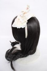 画像2: BABY,THE STARS SHINE BRIGHT / Sugar Rose Cake リボンカチューシャ  アイボリー Y-26-06-18-021-BA-AC-SZ-ZY (2)