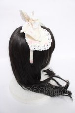 画像3: BABY,THE STARS SHINE BRIGHT / Sugar Rose Cake リボンカチューシャ  アイボリー Y-26-06-18-021-BA-AC-SZ-ZY (3)