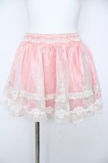 画像1: LIZ LISA / 裾レースチュールスカパン  ピンク Y-26-06-18-150-LO-PA-SZ-ZY (1)