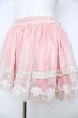 画像3: LIZ LISA / 裾レースチュールスカパン  ピンク Y-26-06-18-150-LO-PA-SZ-ZY (3)