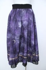 画像2: axes femme / ステラプリントイレヘムスカート F パープル Y-26-06-18-163-AX-SK-SZ-ZY (2)