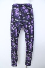 画像2: NieR Clothing / 総柄LARED レギンス  パープル Y-26-06-18-187-PU-PA-SZ-ZY (2)