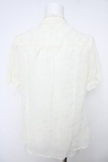画像2: axes femme / 総刺繍フリルブラウス  生成り Y-26-06-18-030-AX-BL-SZ-ZY (2)