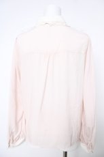画像2: axes femme POETIQUE / レースラッフルフリルブラウス  ピンク Y-26-06-18-039-AX-BL-SZ-ZY (2)