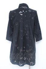 画像2: gouk / 桜透かしロングシャツ  黒 Y-26-06-20-042-GO-BL-SZ-ZY (2)