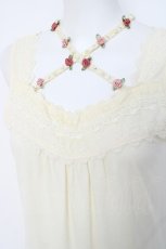 画像3: axes femme / ストラップ付きロングタンク M 生成り Y-26-06-20-044-AX-TO-SZ-ZY (3)