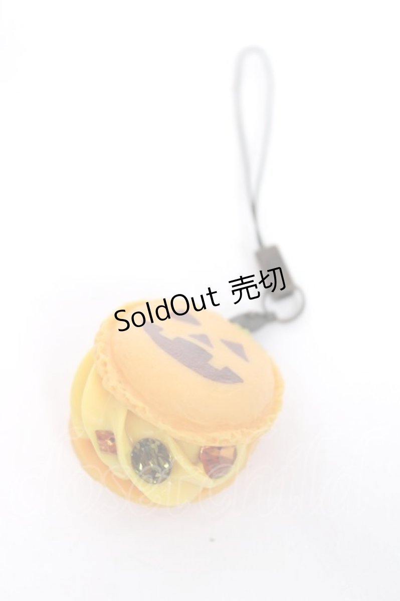 画像1: Q-pot. / Jack-o'-lantern Macaron Necklace  オレンジ Y-26-06-20-005-QP-AC-SZ-ZY (1)