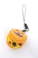 画像1: Q-pot. / Jack-o'-lantern Macaron Necklace  オレンジ Y-26-06-20-005-QP-AC-SZ-ZY (1)