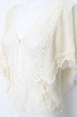 画像3: axes femme / バタフライ袖ニットカーデ M キナリ Y-26-06-20-053-AX-TO-SZ-ZY (3)