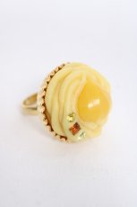 画像1: Q-pot. / Mont Blanc CupCakeリング  イエロー Y-26-06-20-006-QP-AC-SZ-ZY (1)