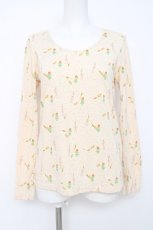 画像1: Franche Lippee / オズの魔法使いptトップス M 生成り Y-26-06-20-060-LO-TO-SZ-ZY (1)