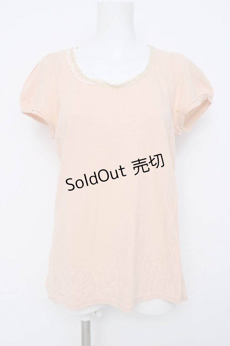画像1: Franche Lippee / ビーズラインロングカットソー M オレンジ Y-26-06-20-063-LO-TO-SZ-ZY (1)