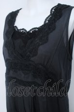 画像3: Cherir la femme / インナー付レース切替ワンピース M 黒 Y-26-06-20-099-LO-OP-SZ-ZY (3)