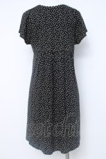 画像2: Franche Lippee / ドット柄カットワンピース M 黒 Y-26-06-20-116-LO-OP-SZ-ZY (2)