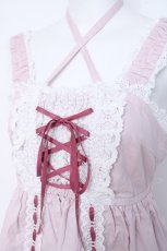画像5: BABY,THE STARS SHINE BRIGHT / ベビードールジャンパースカート&プリンセスドロップヘッドドレスセット  モーヴピンク Y-26-06-20-124-BA-OP-SZ-ZY (5)