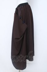 画像2: Qutie Frash / 袴ロングスカート  ブラウン Y-26-06-20-129-QU-SK-SZ-ZY (2)