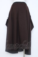 画像3: Qutie Frash / 袴ロングスカート  ブラウン Y-26-06-20-129-QU-SK-SZ-ZY (3)