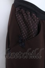 画像4: Qutie Frash / 袴ロングスカート  ブラウン Y-26-06-20-129-QU-SK-SZ-ZY (4)