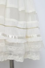 画像3: axes femme / シフォン楊柳チュチュスカート M 生成り Y-26-06-20-131-AX-SK-SZ-ZY (3)
