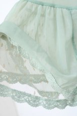 画像3: Cherir la femme / ラメドット柄チュール重ねスカート M グリーン Y-26-06-20-138-LO-SK-SZ-ZY (3)