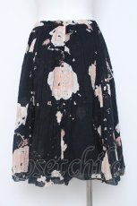 画像2: franche lippee black / 鳥のシルエット柄スカート M 黒 Y-26-06-20-150-LO-SK-SZ-ZY (2)