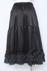 画像2: axes femme kawaii / ミディフリルペチスカート M 黒 Y-26-06-20-154-AX-SK-SZ-ZY (2)