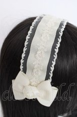 画像3: m petit by misako / AM*NIヘッドドレスA  中白 Y-26-06-20-024-LO-AC-SZ-ZY (3)