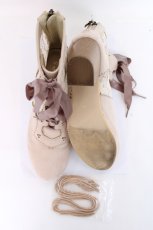 画像6: axes femme / チュールレースアップブーサン L ベージュ Y-26-06-20-027-AX-SH-SZ-ZY (6)