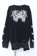 画像1: DimMoire / Sickness ロンT F ブラック Y-26-06-22-033-PU-TO-OW-ZI (1)