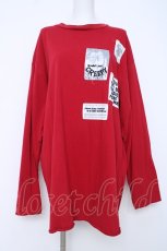 画像1: Candy Stripper / ALWAYS SICK L/S カットソー 2 レッド Y-26-06-22-037-PU-TS-YM-ZI (1)