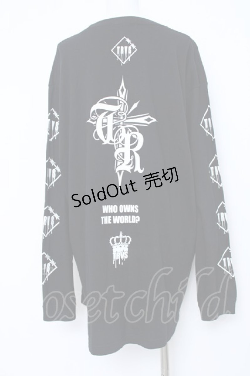 画像2: TRAVAS TOKYO / Furry bear L/S Tee F ブラック Y-26-06-22-043-PU-TO-SZ-ZY (2)