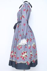 画像2: Melody BasKet / Royal Berry フロントボタンワンピース M グレー Y-26-06-22-052-LO-OP-SZ-ZS (2)