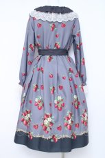 画像3: Melody BasKet / Royal Berry フロントボタンワンピース M グレー Y-26-06-22-052-LO-OP-SZ-ZS (3)
