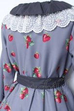 画像4: Melody BasKet / Royal Berry フロントボタンワンピース M グレー Y-26-06-22-052-LO-OP-SZ-ZS (4)
