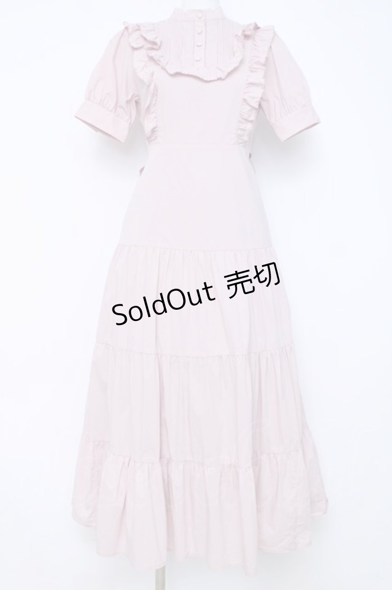 画像1: Ank Rouge / ティアードヨークワンピース M ピンク Y-26-06-22-053-CA-OP-SZ-ZY (1)