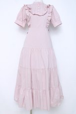 画像1: Ank Rouge / ティアードヨークワンピース M ピンク Y-26-06-22-053-CA-OP-SZ-ZY (1)