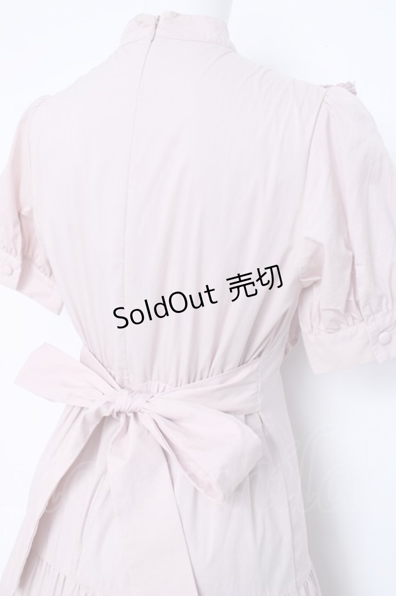 画像4: Ank Rouge / ティアードヨークワンピース M ピンク Y-26-06-22-053-CA-OP-SZ-ZY (4)
