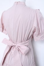 画像4: Ank Rouge / ティアードヨークワンピース M ピンク Y-26-06-22-053-CA-OP-SZ-ZY (4)