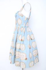 画像2: Leur Getter / Alice Broochシフォンフリル付キャミワンピース M サックス Y-26-06-22-055-LU-OP-SZ-ZS (2)