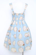 画像3: Leur Getter / Alice Broochシフォンフリル付キャミワンピース M サックス Y-26-06-22-055-LU-OP-SZ-ZS (3)