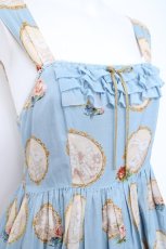 画像5: Leur Getter / Alice Broochシフォンフリル付キャミワンピース M サックス Y-26-06-22-055-LU-OP-SZ-ZS (5)