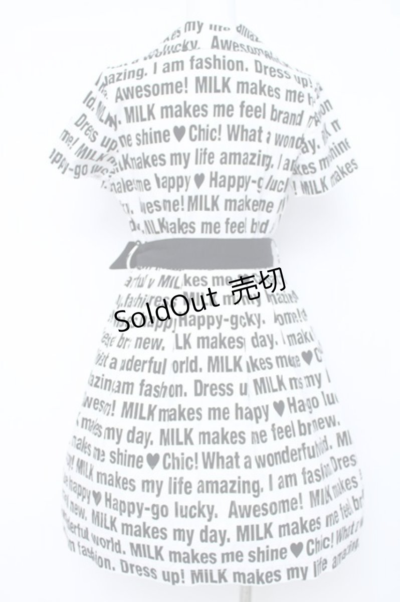 画像2: MILK / Messageワンピース  白 Y-26-06-22-059-ML-OP-SZ-ZS (2)