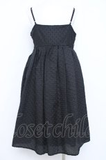 画像2: Candy Stripper / VOLUME CAMISOLE DRESS 2 ブラック Y-26-06-22-064-PU-OP-OW-ZI (2)