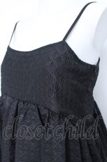 画像3: Candy Stripper / VOLUME CAMISOLE DRESS 2 ブラック Y-26-06-22-064-PU-OP-OW-ZI (3)