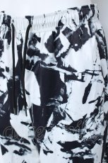 画像3: REFLEM / 総柄イージーパンツ F ブラック/ホワイト Y-26-06-22-071-PU-PA-SZ-ZI (3)