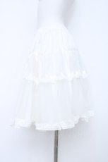 画像2: Angelic Pretty / サテンリボンパニエ  白 Y-26-06-22-102-AP-SK-SZ-ZY (2)